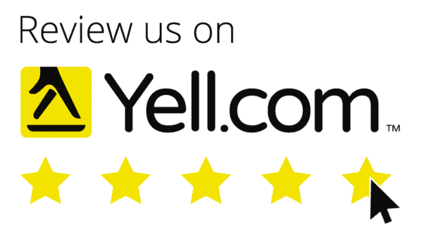 Yell 5 star reviews external link and image